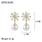 Crystal Flower Earrings